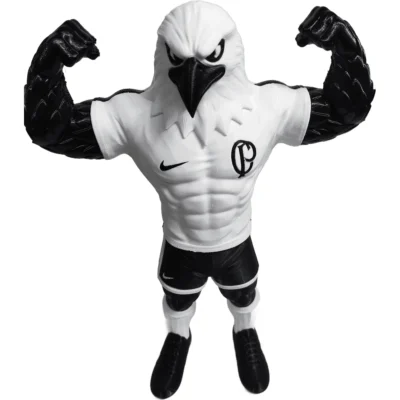 Gaviãozinho 3D do Corinthians mascote impresso 3D