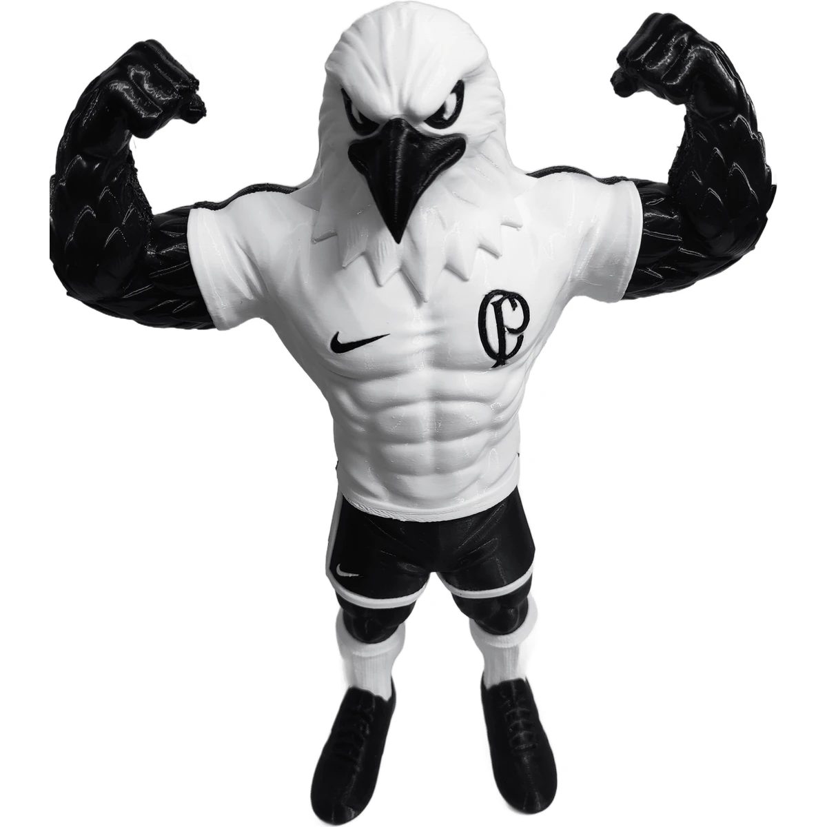 Gaviãozinho 3D do Corinthians mascote impresso 3D