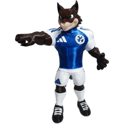 Raposa 3D do Cruzeiro mascote em impressão 3D